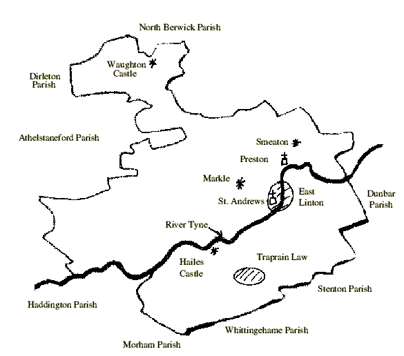 Prestonkirk and surrounding parishes